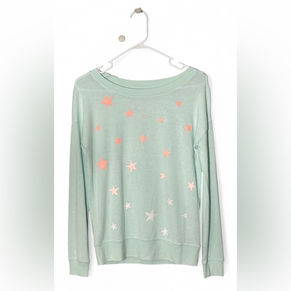 5/$25 Mint Starry Long Sleeve Tee